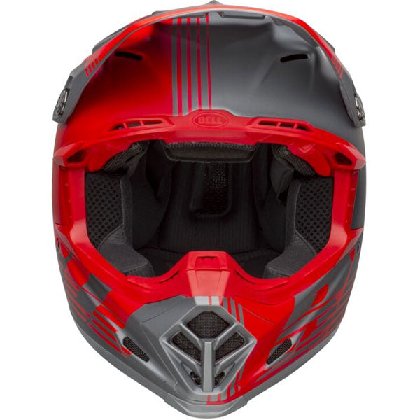 motorcycle helmet, showing aerodynamic shell design, ventilation ports, and secure retention system built for rider comfort and protection. SKU 07122611.