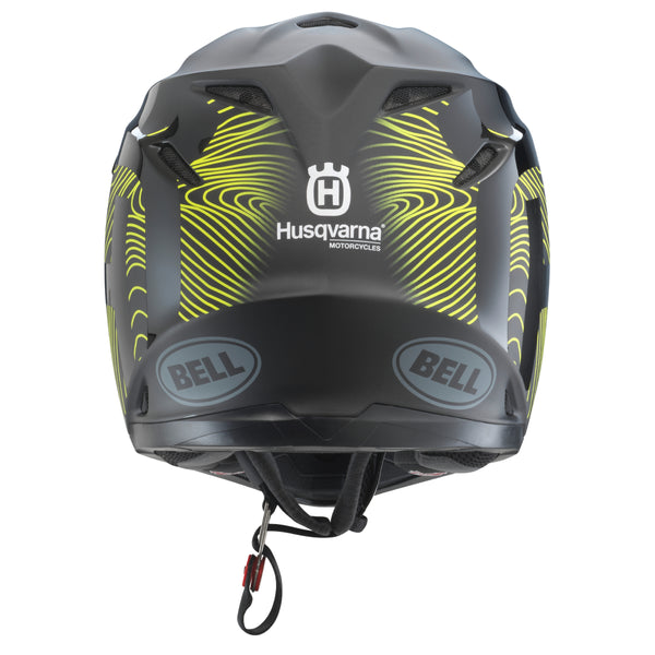motorcycle helmet, showing aerodynamic shell design, ventilation ports, and secure retention system built for rider comfort and protection. SKU 0UHS220037303.