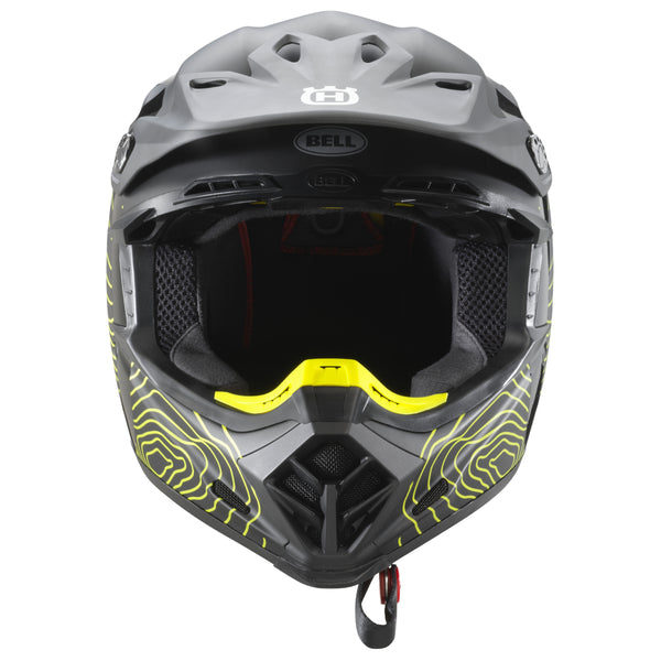 motorcycle helmet, showing aerodynamic shell design, ventilation ports, and secure retention system built for rider comfort and protection. SKU 0UHS220037304.