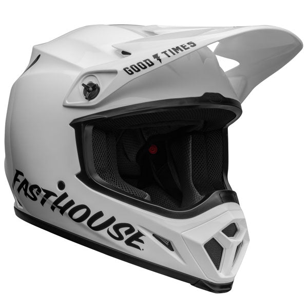 motorcycle helmet, showing aerodynamic shell design, ventilation ports, and secure retention system built for rider comfort and protection