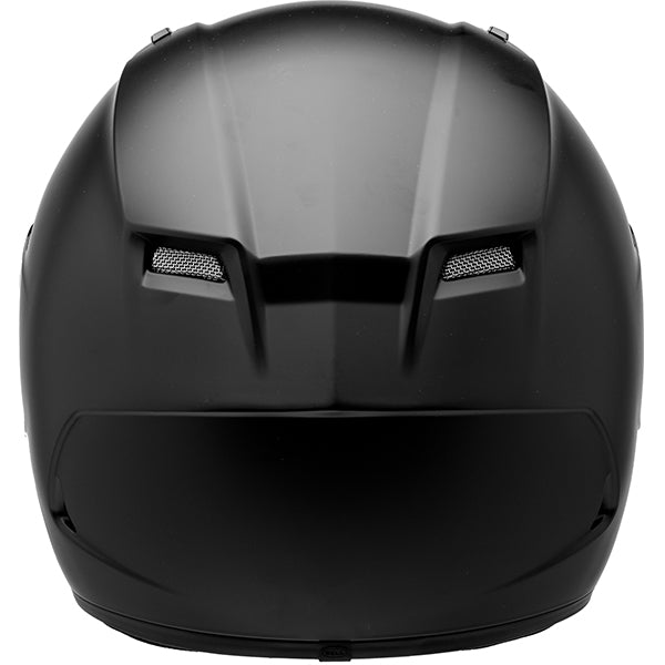 motorcycle helmet, rear view, showing aerodynamic shell design, ventilation ports, and secure retention system built for rider comfort and protection. SKU 07096687.