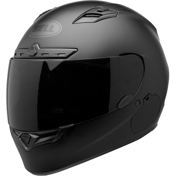 motorcycle helmet, front view, showing aerodynamic shell design, ventilation ports, and secure retention system built for rider comfort and protection. SKU 07081136.