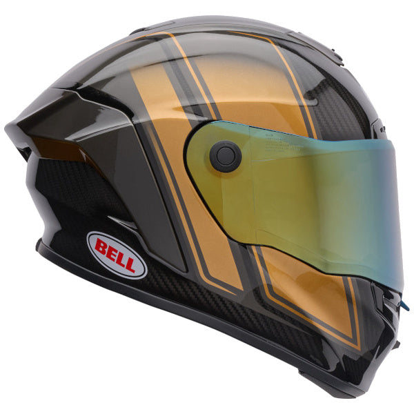 Bell Race Star DLX Flex SE Grid motorcycle helmet in Ultra Black, view 1, SKU 7207064