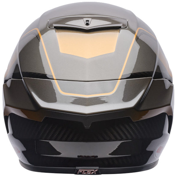 Bell Race Star DLX Flex SE Grid motorcycle helmet in Ultra Black, view 4, SKU 7207064