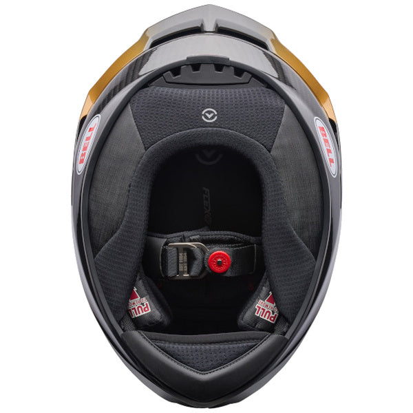 Bell Race Star DLX Flex SE Grid motorcycle helmet in Ultra Black, view 6, SKU 7207064