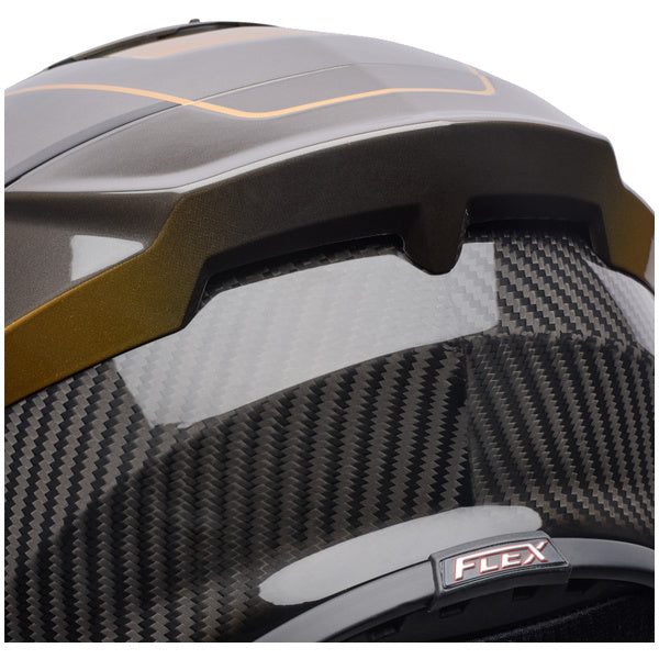 Bell Race Star DLX Flex SE Grid motorcycle helmet in Ultra Black, view 9, SKU 7207064