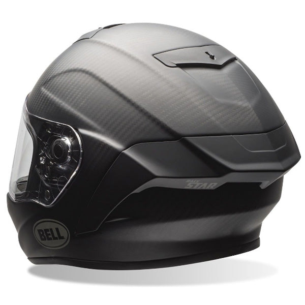 motorcycle helmet, rear view, showing aerodynamic shell design, ventilation ports, and secure retention system built for rider comfort and protection. SKU 07108092.