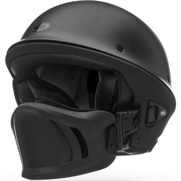 motorcycle helmet, front view, showing aerodynamic shell design, ventilation ports, and secure retention system built for rider comfort and protection. SKU 07000800.