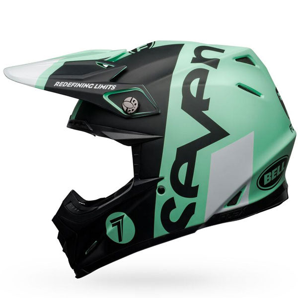 motorcycle helmet, showing aerodynamic shell design, ventilation ports, and secure retention system built for rider comfort and protection