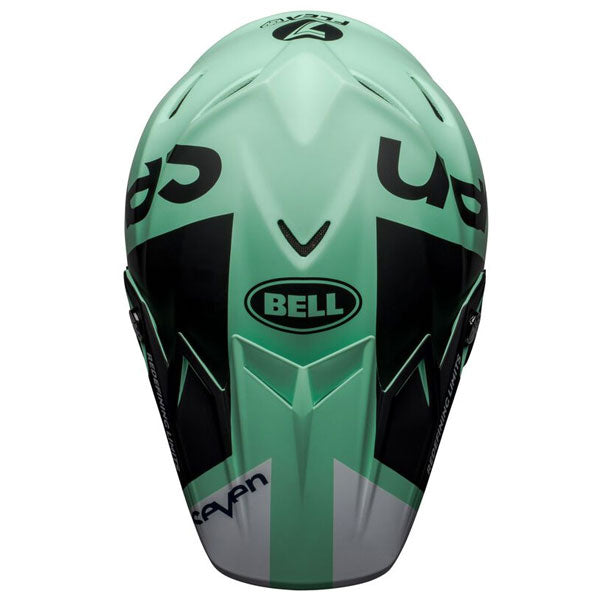 motorcycle helmet, showing aerodynamic shell design, ventilation ports, and secure retention system built for rider comfort and protection