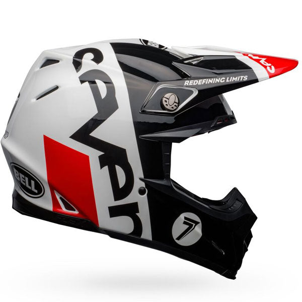 motorcycle helmet, showing aerodynamic shell design, ventilation ports, and secure retention system built for rider comfort and protection
