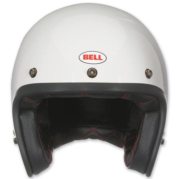 motorcycle helmet, angled view, showing aerodynamic shell design, ventilation ports, and secure retention system built for rider comfort and protection. SKU 07049176. - alternate view