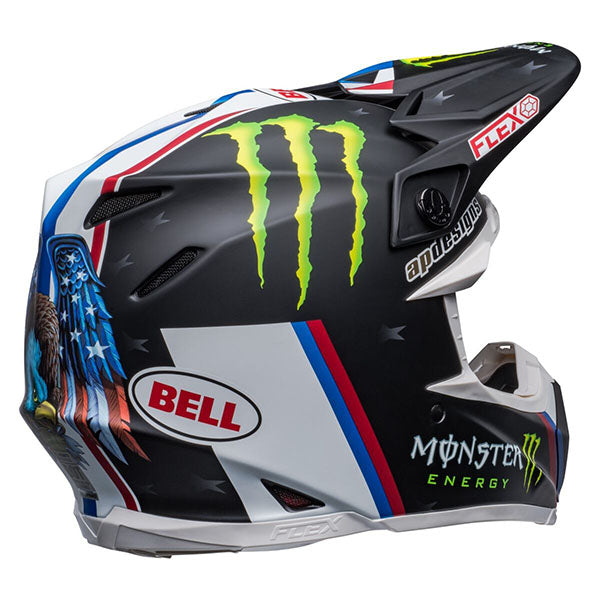 motorcycle helmet, showing aerodynamic shell design, ventilation ports, and secure retention system built for rider comfort and protection. SKU 07136111.