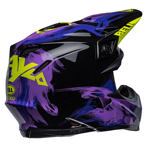 motorcycle helmet, showing aerodynamic shell design, ventilation ports, and secure retention system built for rider comfort and protection. SKU 07136076.