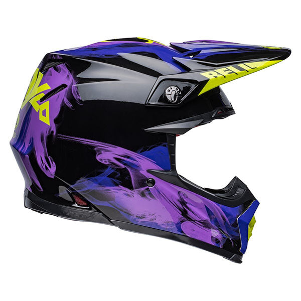 motorcycle helmet, showing aerodynamic shell design, ventilation ports, and secure retention system built for rider comfort and protection. SKU 07136075.
