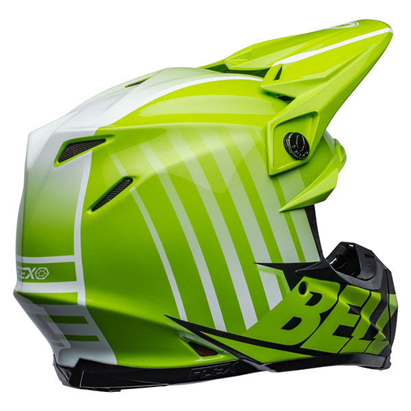 motorcycle helmet, showing aerodynamic shell design, ventilation ports, and secure retention system built for rider comfort and protection