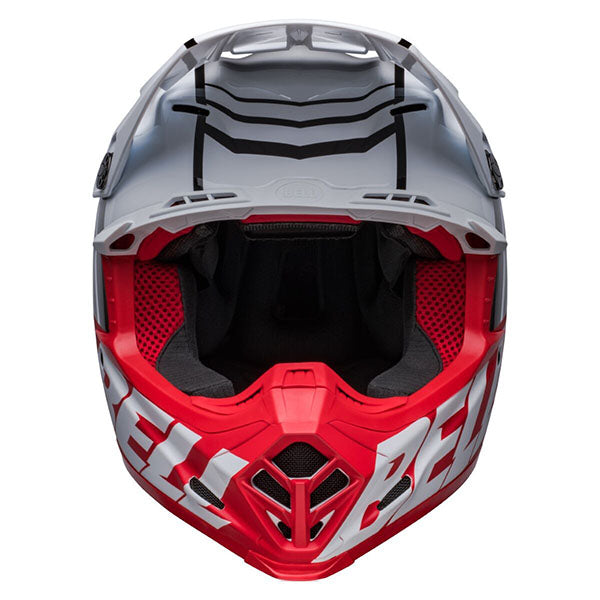 motorcycle helmet, showing aerodynamic shell design, ventilation ports, and secure retention system built for rider comfort and protection. SKU 07136120.