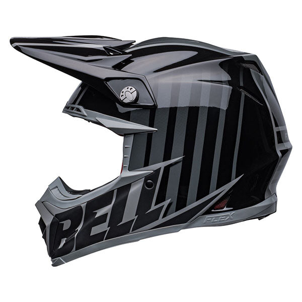 motorcycle helmet, showing aerodynamic shell design, ventilation ports, and secure retention system built for rider comfort and protection