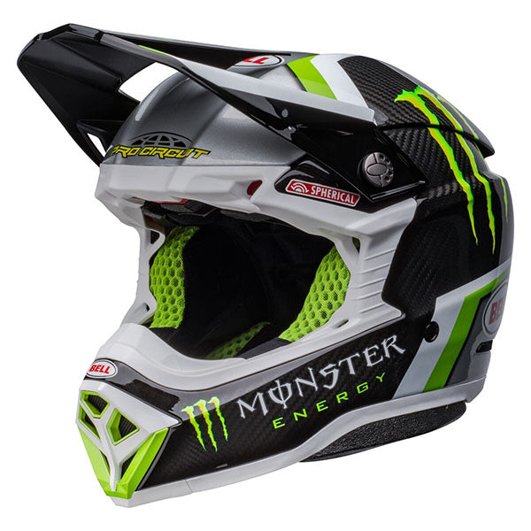 motorcycle helmet, showing aerodynamic shell design, ventilation ports, and secure retention system built for rider comfort and protection