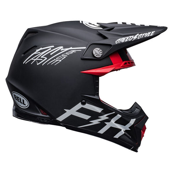 motorcycle helmet, showing aerodynamic shell design, ventilation ports, and secure retention system built for rider comfort and protection. SKU 07136127.