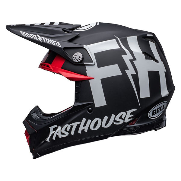 motorcycle helmet, showing aerodynamic shell design, ventilation ports, and secure retention system built for rider comfort and protection