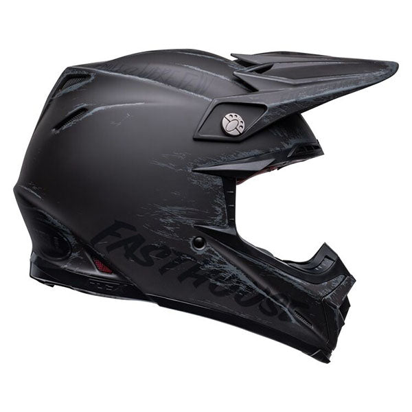 motorcycle helmet, showing aerodynamic shell design, ventilation ports, and secure retention system built for rider comfort and protection. SKU 07136103.