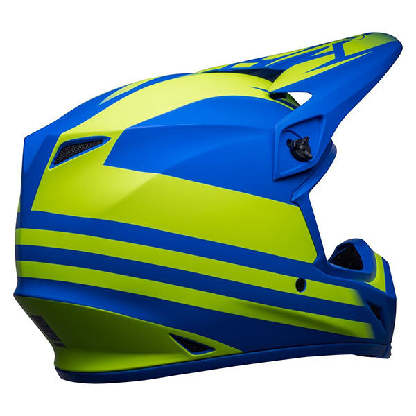 motorcycle helmet, showing aerodynamic shell design, ventilation ports, and secure retention system built for rider comfort and protection
