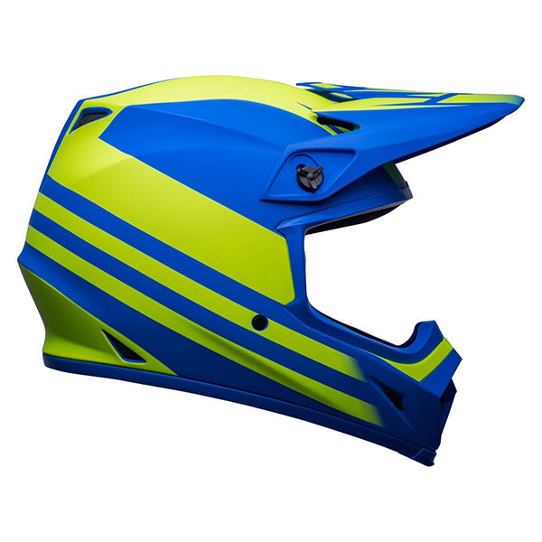 motorcycle helmet, showing aerodynamic shell design, ventilation ports, and secure retention system built for rider comfort and protection