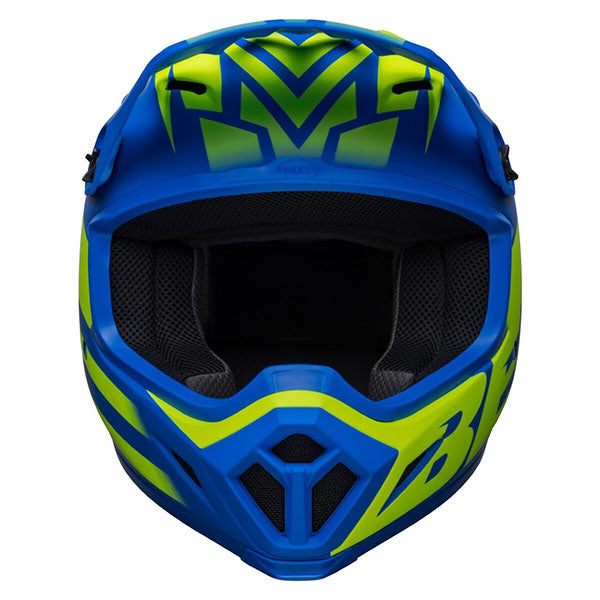 motorcycle helmet, showing aerodynamic shell design, ventilation ports, and secure retention system built for rider comfort and protection