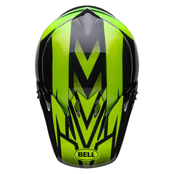 motorcycle helmet, showing aerodynamic shell design, ventilation ports, and secure retention system built for rider comfort and protection
