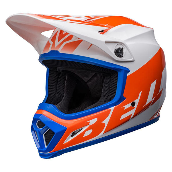 motorcycle helmet, showing aerodynamic shell design, ventilation ports, and secure retention system built for rider comfort and protection