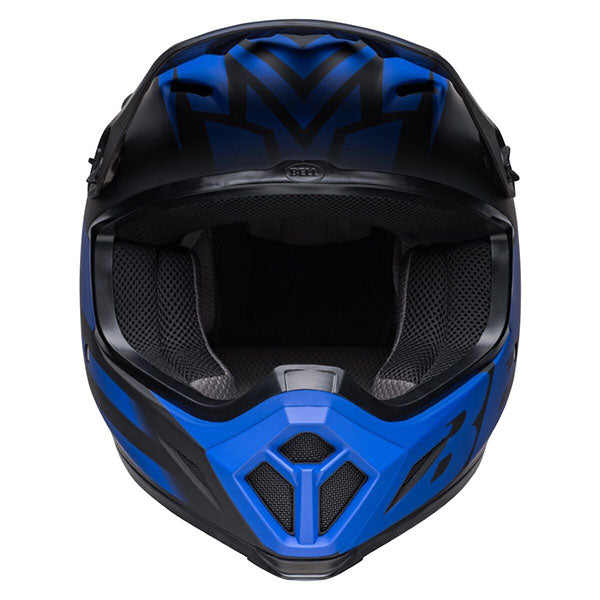 motorcycle helmet, showing aerodynamic shell design, ventilation ports, and secure retention system built for rider comfort and protection. SKU 07136318.