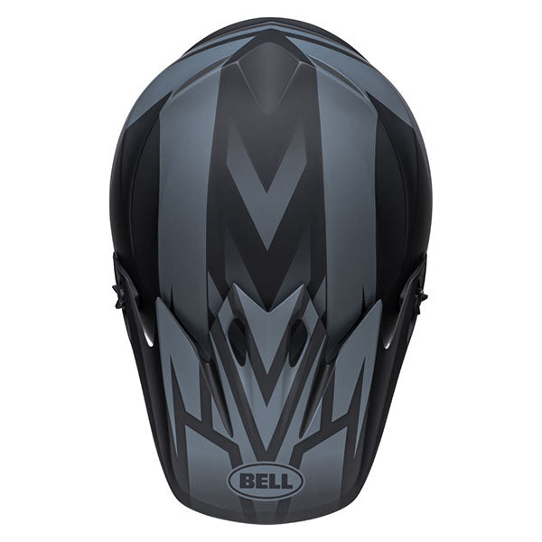 motorcycle helmet, angled view, showing aerodynamic shell design, ventilation ports, and secure retention system built for rider comfort and protection. SKU 07136255.