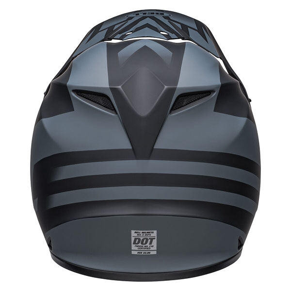 motorcycle helmet, angled view, showing aerodynamic shell design, ventilation ports, and secure retention system built for rider comfort and protection. SKU 07136252.