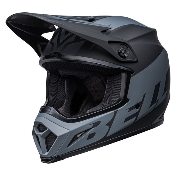 motorcycle helmet, angled view, showing aerodynamic shell design, ventilation ports, and secure retention system built for rider comfort and protection. SKU 07136264.