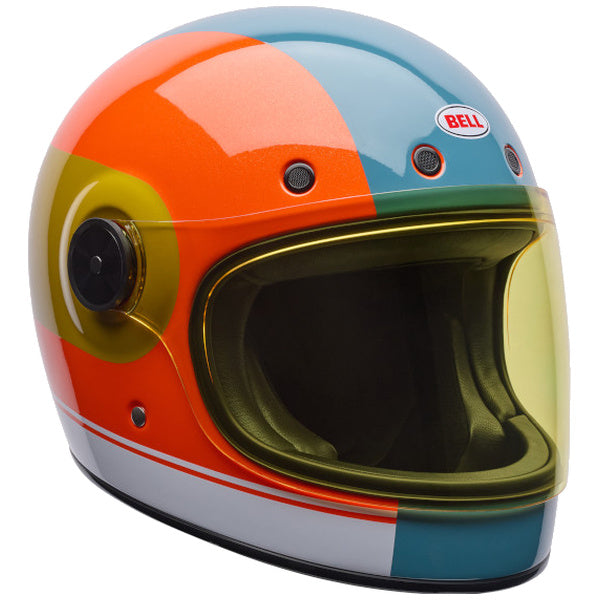 Bell Bullitt GT SE Ozzy motorcycle helmet in Blue Atoll, view 2, SKU 7206531