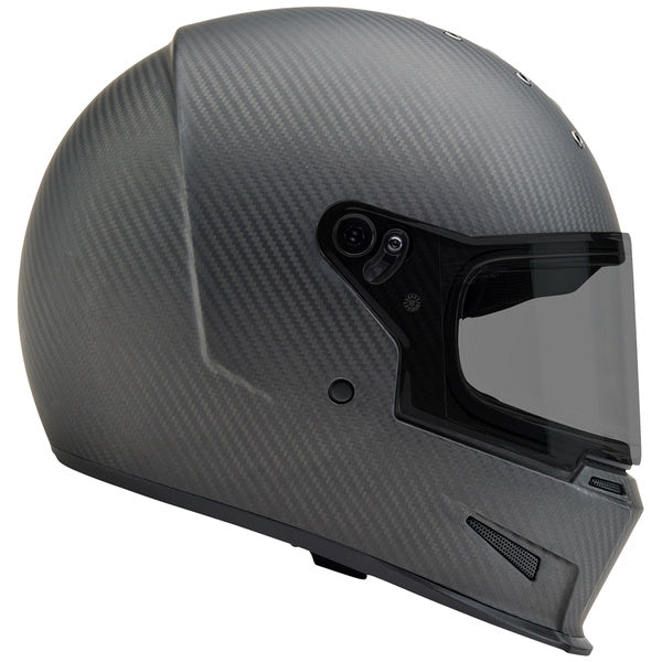 Bell Eliminator Carbon Protint motorcycle helmet in Matte Black, view 6, SKU 7171177