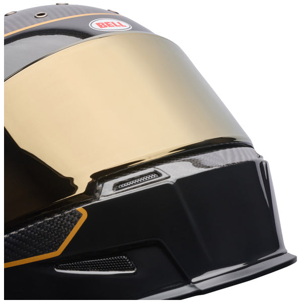 Bell Eliminator Carbon SE Flux motorcycle helmet in Ultra Black, view 7, SKU 7206605