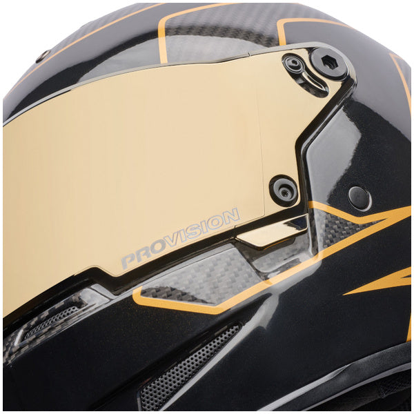 Bell Eliminator Carbon SE Flux motorcycle helmet in Ultra Black, view 9, SKU 7206605
