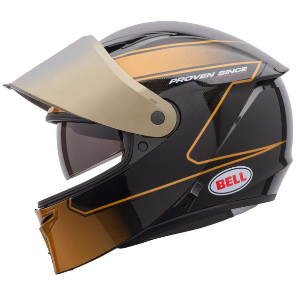 Bell Lithium MIPS Plus SE Flux motorcycle helmet in Ultra Black, view 4, SKU 7206660