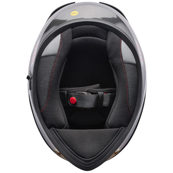 Bell Lithium MIPS Plus SE Flux motorcycle helmet in Ultra Black, view 7, SKU 7206660