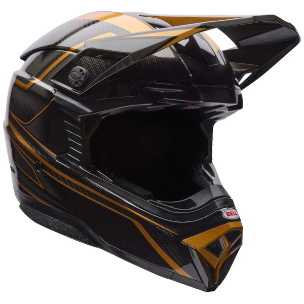 Bell Moto-10 GP SE Pace motocross helmet in Black/Gold, view 2, SKU 7206877
