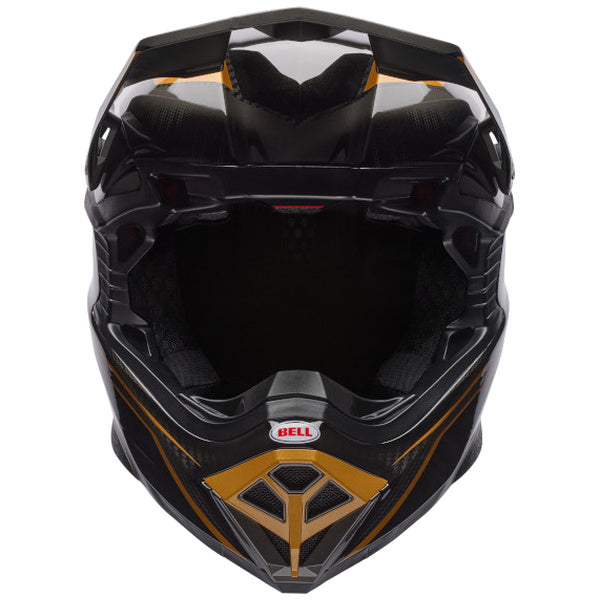 Bell Moto-10 GP SE Pace motocross helmet in Black/Gold, view 3, SKU 7206877