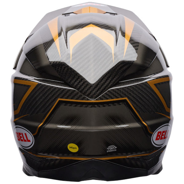 Bell Moto-10 GP SE Pace motocross helmet in Black/Gold, view 4, SKU 7206877