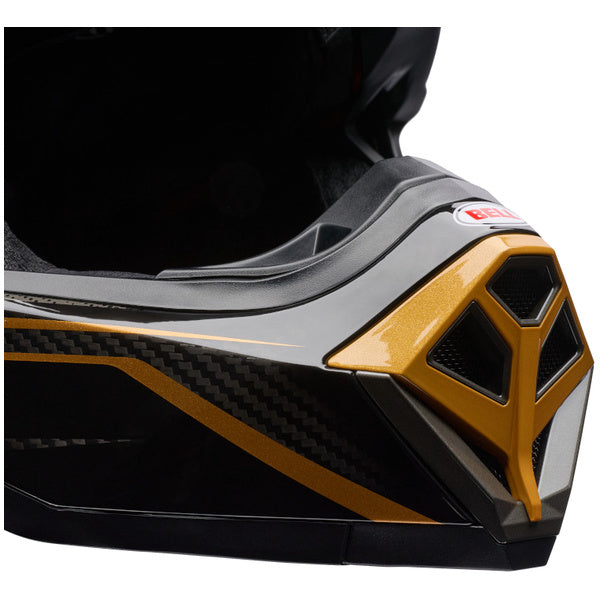 Bell Moto-10 GP SE Pace motocross helmet in Black/Gold, view 7, SKU 7206877