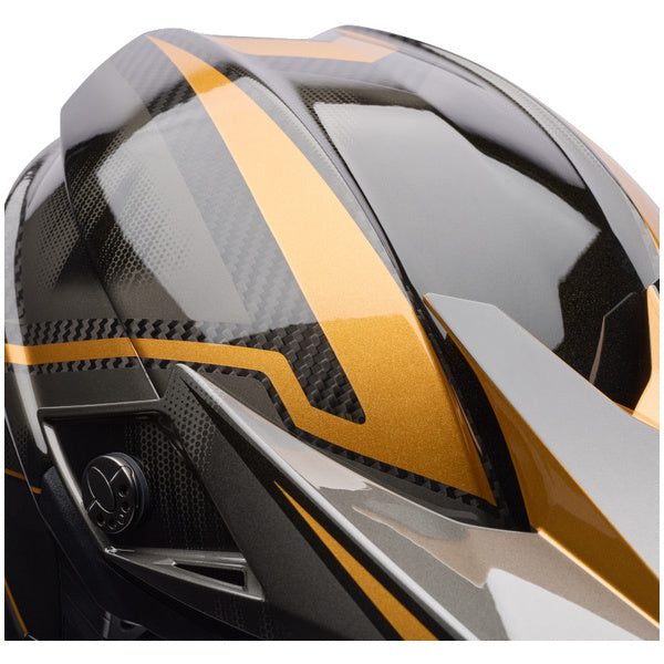 Bell Moto-10 GP SE Pace motocross helmet in Black/Gold, view 9, SKU 7206877