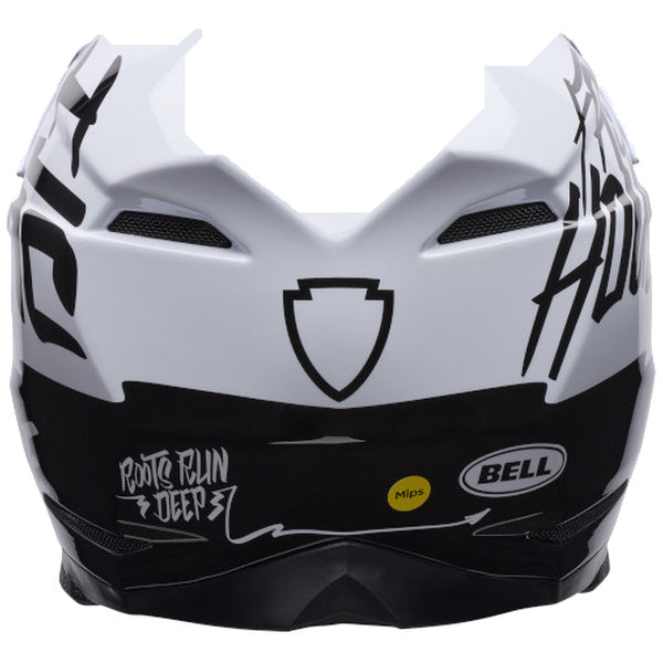 Bell Moto-10 MIPS SE Fasthouse 26 motocross helmet in White/Black, view 5, SKU 7206781