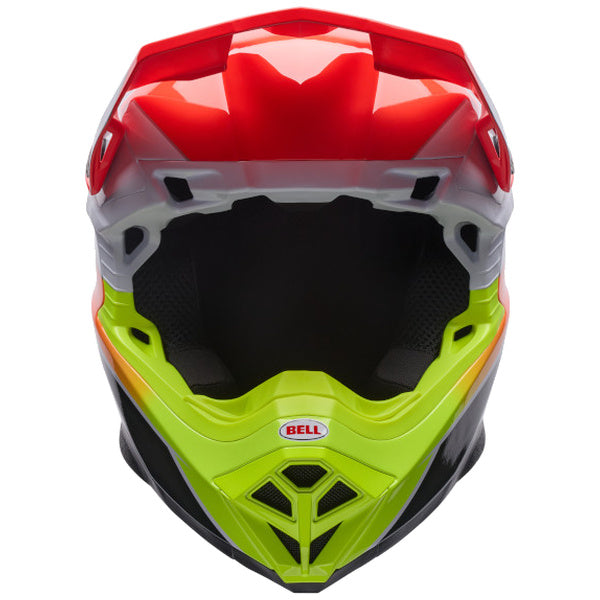 Bell Moto-10 MIPS Surge motocross helmet in Acid Red, view 3, SKU 7206805