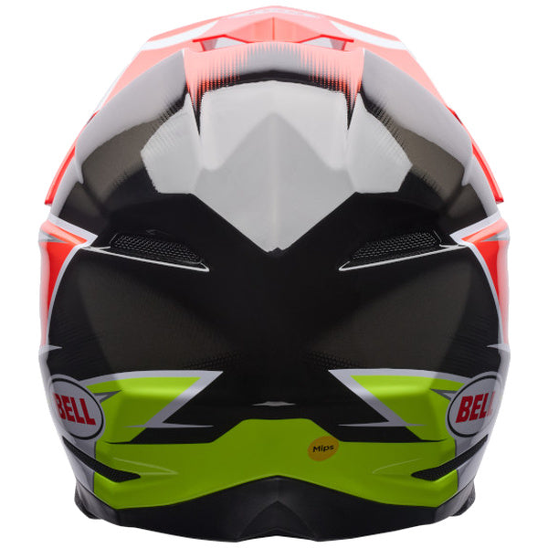 Bell Moto-10 MIPS Surge motocross helmet in Acid Red, view 4, SKU 7206805