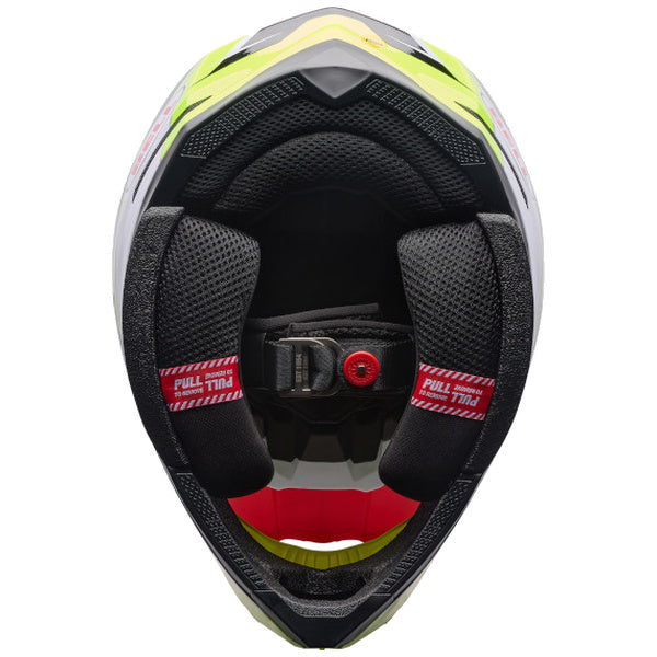 Bell Moto-10 MIPS Surge motocross helmet in Acid Red, view 6, SKU 7206805